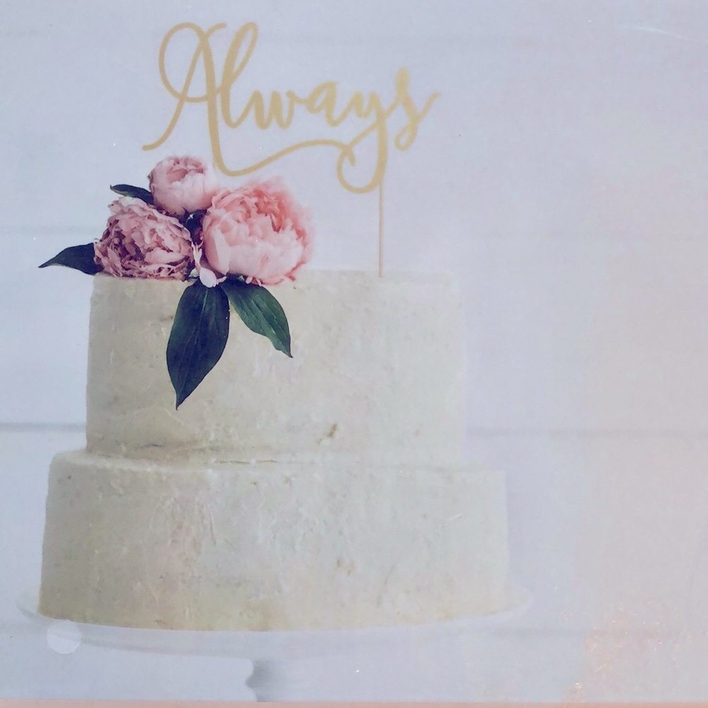 Engagement or Wedding Cake Topper